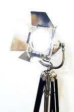 1950'S VINTAGE BRITISH THEATRE LIGHT WITH BARN DOORS BY STRAND OF LONDON - PICCADILLY THEATRE - The Vintage Lighting Company LTD