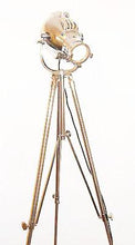 1950's VINTAGE THEATRE FLOOR LAMP BY STRAND OF LONDON ON METAL TRIPOD - The Vintage Lighting Company LTD