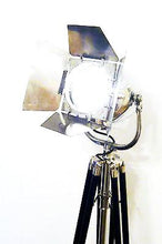 1950'S VINTAGE BRITISH THEATRE LIGHT WITH BARN DOORS BY STRAND OF LONDON - PICCADILLY THEATRE - The Vintage Lighting Company LTD
