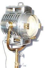 MOLE RICHARDSON 1930'S HOLLYWOOD FILM LIGHT ON ORIGINAL ROLLING STAND - The Vintage Lighting Company LTD