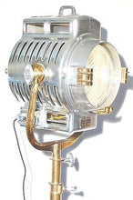 MOLE RICHARDSON 1930'S HOLLYWOOD FILM LIGHT ON ORIGINAL ROLLING STAND - The Vintage Lighting Company LTD