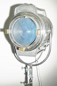 VINTAGE 1950s FILM STUDIO SPOT LIGHT MOVIE INDUSTRIAL ANTIQUE FLOOR LAMP THEATRE - The Vintage Lighting Company LTD