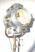 MOLE RICHARDSON 1930'S HOLLYWOOD FILM LIGHT ON ORIGINAL ROLLING STAND - The Vintage Lighting Company LTD