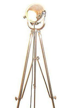 1950's VINTAGE THEATRE FLOOR LAMP BY STRAND OF LONDON ON METAL TRIPOD - The Vintage Lighting Company LTD