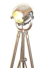 1950's VINTAGE THEATRE FLOOR LAMP BY STRAND OF LONDON ON METAL TRIPOD - The Vintage Lighting Company LTD