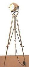 1950's VINTAGE THEATRE FLOOR LAMP BY STRAND OF LONDON ON METAL TRIPOD - The Vintage Lighting Company LTD