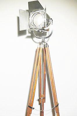 1950'S VINTAGE BRITISH THEATRE LIGHT WITH BARN DOORS BY STRAND OF LONDON - PICCADILLY THEATRE - The Vintage Lighting Company LTD