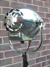 1950'S VINTAGE THEATRE LIGHT BY STRAND OF LONDON ON A CAST METAL FLOOR LAMP STAND - The Vintage Lighting Company LTD