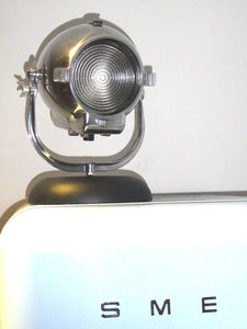 VINTAGE THEATRE LIGHT ANTIQUE ART DECO ALESSI DESK FILM LAMP EAMES STRAND RETRO - The Vintage Lighting Company LTD