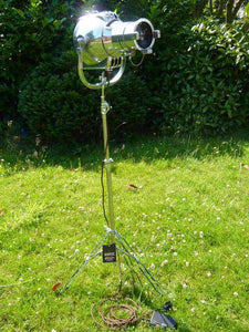 VINTAGE THEATRE LIGHT ANTIQUE FLOOR LAMP INDUSTRIAL LOFT DESIGN EAMES STARCK 50s - The Vintage Lighting Company LTD