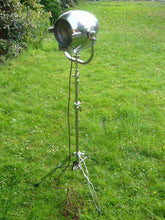 VINTAGE THEATRE LIGHT ANTIQUE LAMP FILM STUDIO ART DECO STRAND TRIPOD PATT 123 - The Vintage Lighting Company LTD